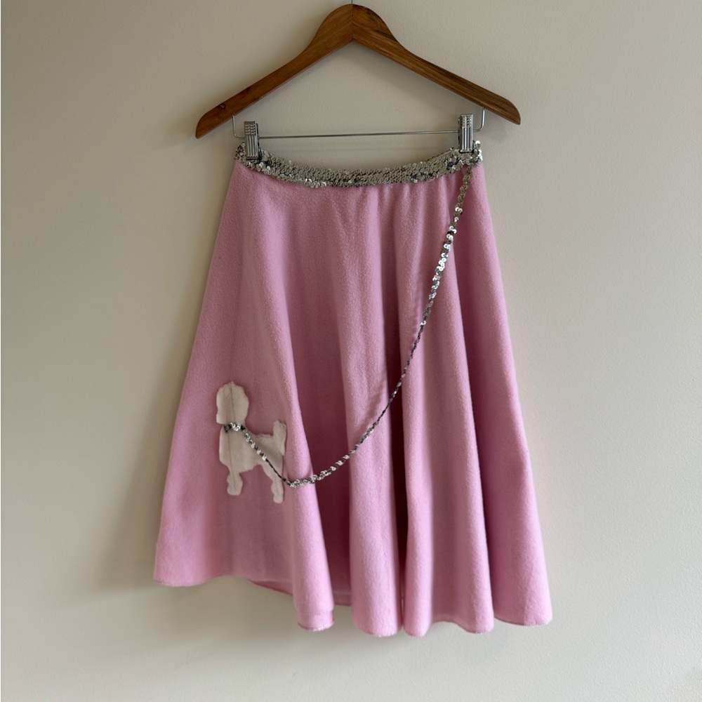 Adult Size M Light Pink Poodle Skirt Costume